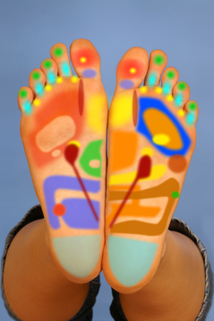 Reflexology is a map of the body