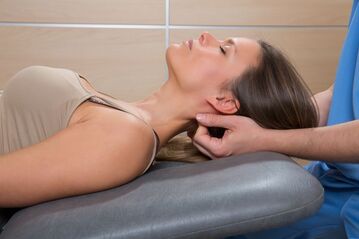 Myofascial release of the neck